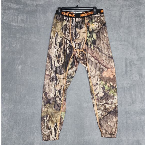 Mossy Oak Men's Performance Baselayer Thermal Bottoms Underwear Camo XL - Picture 1 of 5